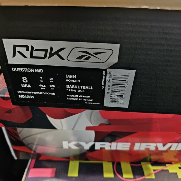 Reebok Question Mid Size 8 - Picture 8 of 8